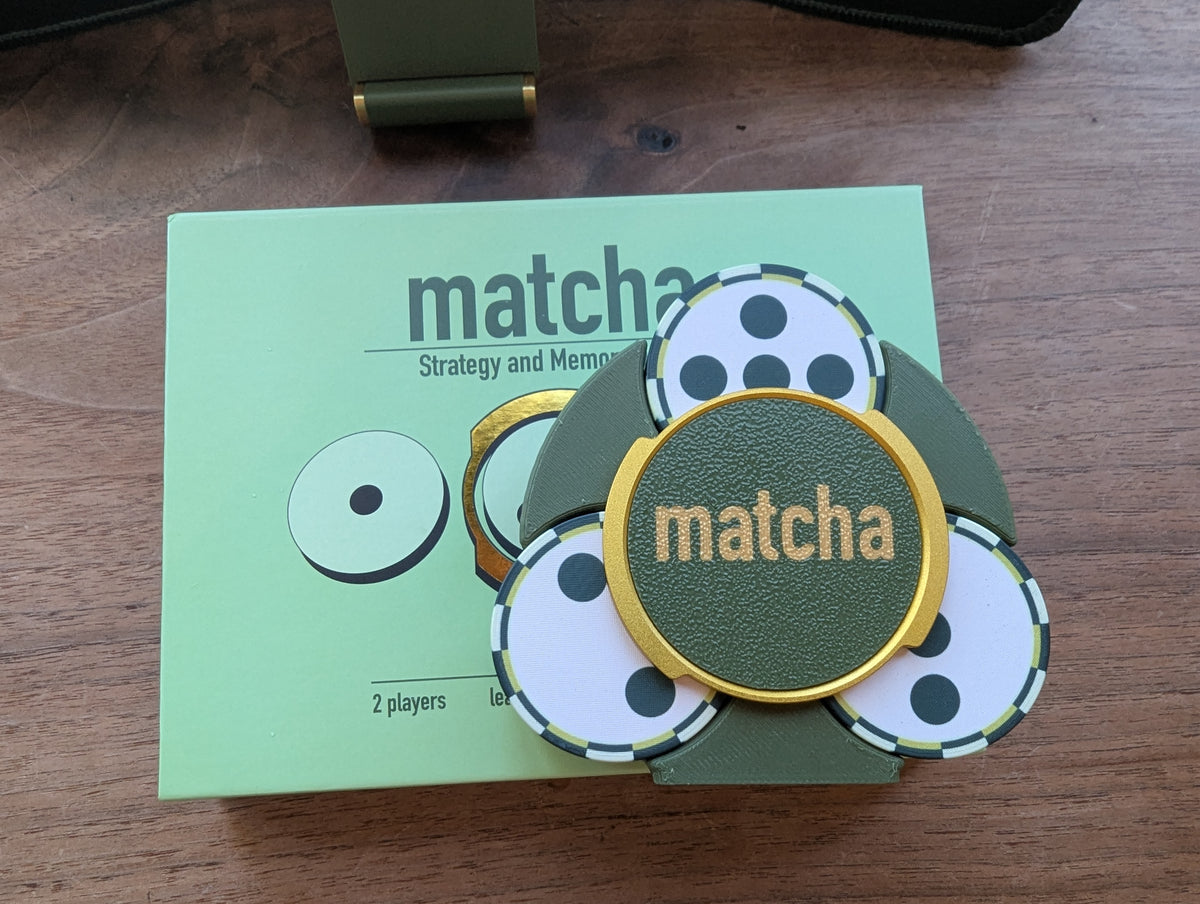 Pack and go holder for Matcha game