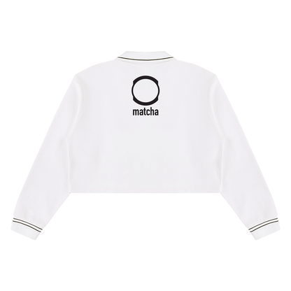 Women’s Crop Collared Sweatshirt