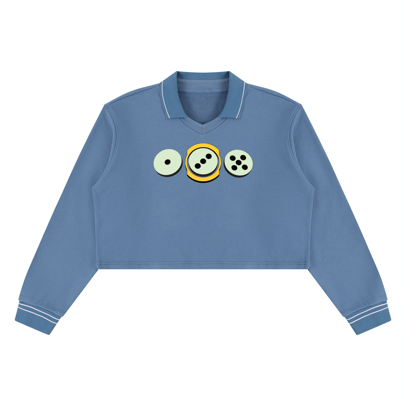 Women’s Crop Collared Sweatshirt