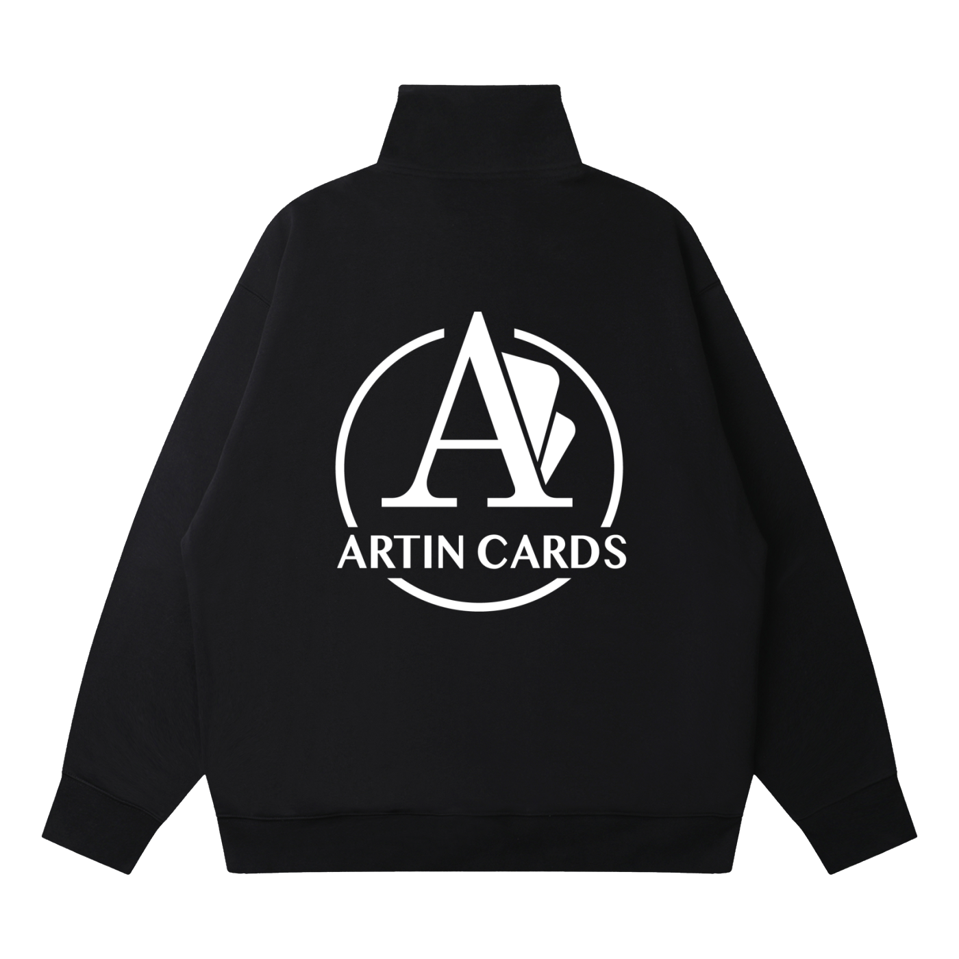 Quarter-Zip Drop Shoulder Sweatshirt