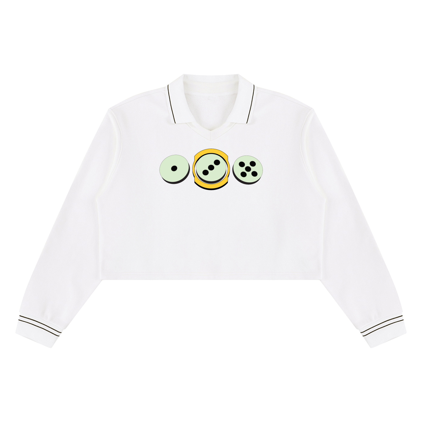 Women’s Crop Collared Sweatshirt