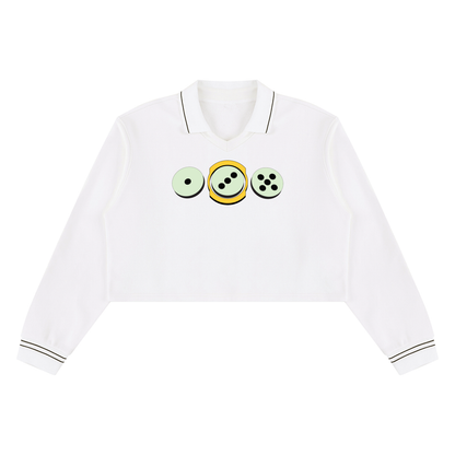 Women’s Crop Collared Sweatshirt
