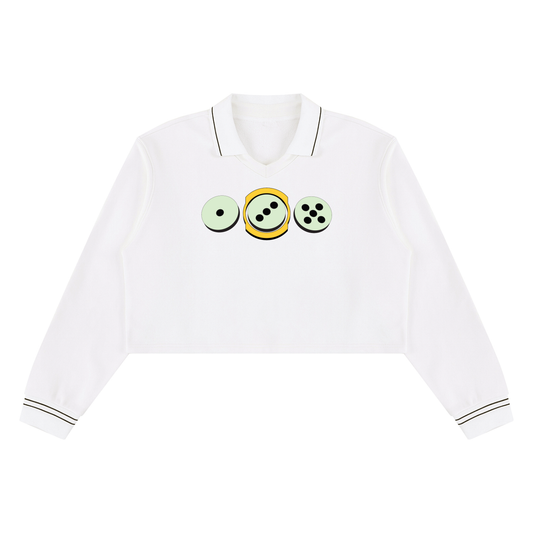 Women’s Crop Collared Sweatshirt