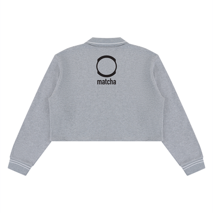 Women’s Crop Collared Sweatshirt