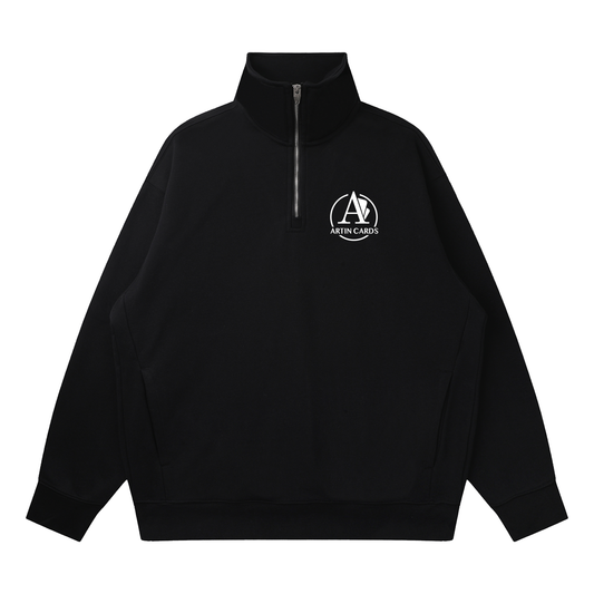 Quarter-Zip Drop Shoulder Sweatshirt