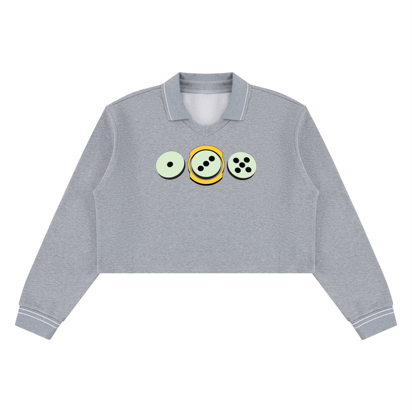 Women’s Crop Collared Sweatshirt