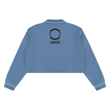Women’s Crop Collared Sweatshirt