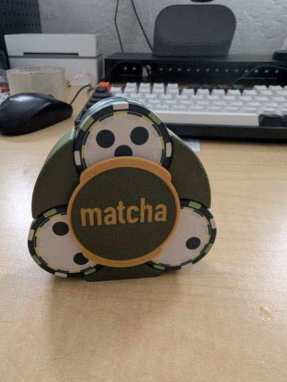 Pack and go holder for Matcha game